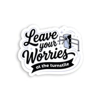 Turnstile Worries Sticker