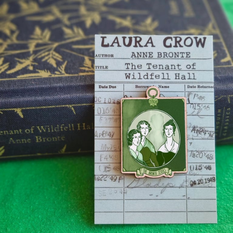 PIN'S PORTRAIT EN BOIS - LES SOEURS BRONTË Image 4