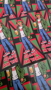 Image 2 of Pack of 25 10x5cm Glentoran Glens On Tour, Football/Ultras Stickers.