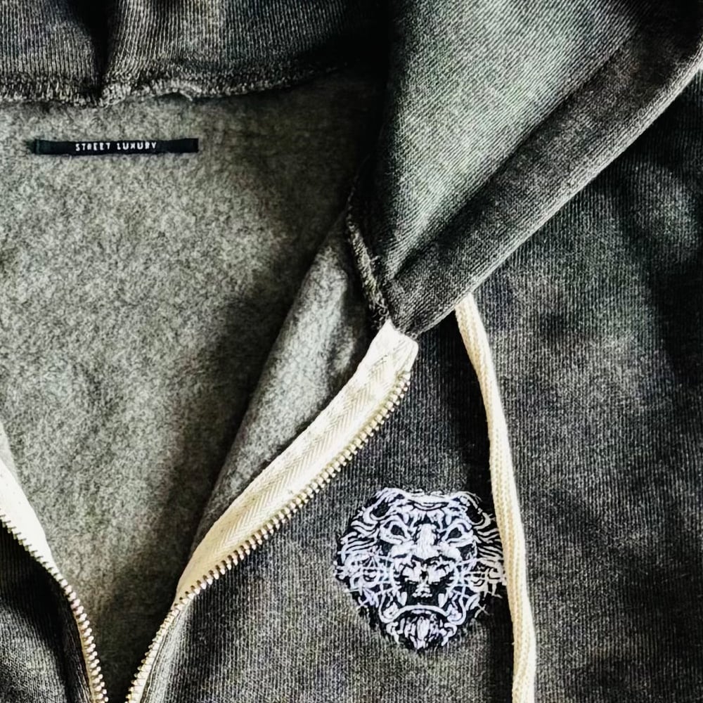Image of Street Luxury® Krugare Camouflage Zippered Hoodie 