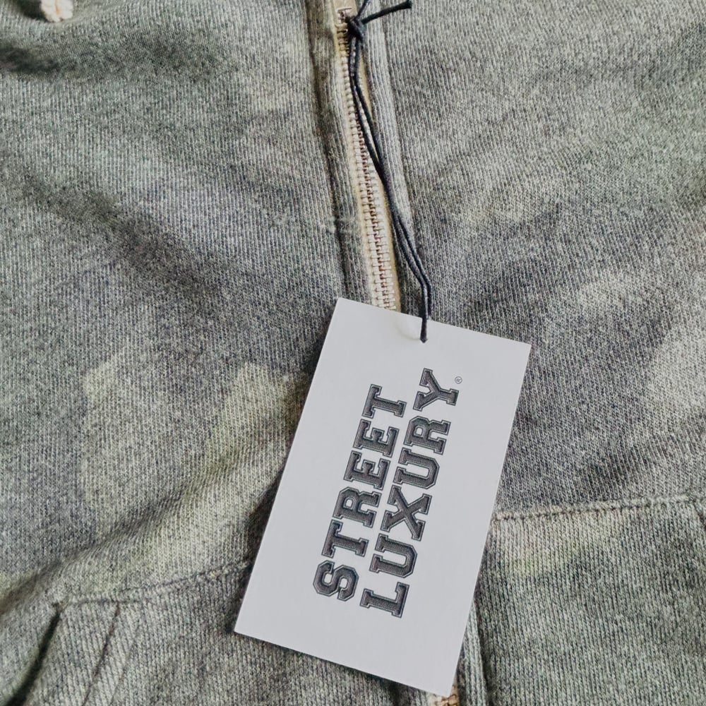 Image of Street Luxury® Krugare Camouflage Zippered Hoodie 