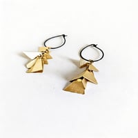 Image 2 of Pendientes triángulos Mosshart 