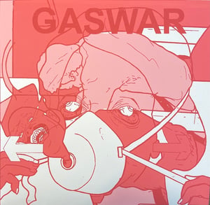 Image of GASWAR "Girl Vanishes On Way To Jive Club" LP screenprinted