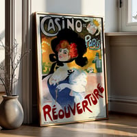 Image 1 of Casino de Paris “Réouverture” — Belle Époque French Theatre Poster