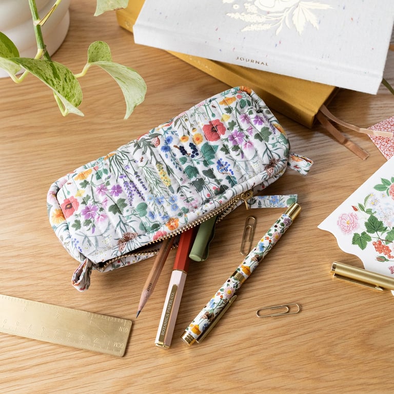 PETITE TROUSSE MATELASSÉE BOTANIQUE (DEUX MODÈLES) Image 3