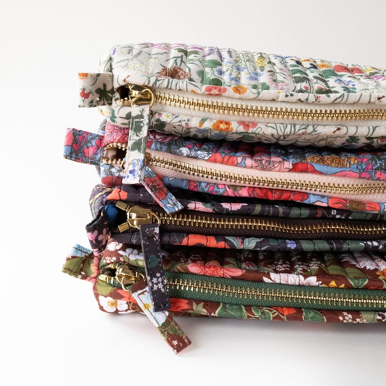 PETITE TROUSSE MATELASSÉE BOTANIQUE (DEUX MODÈLES) Image 8