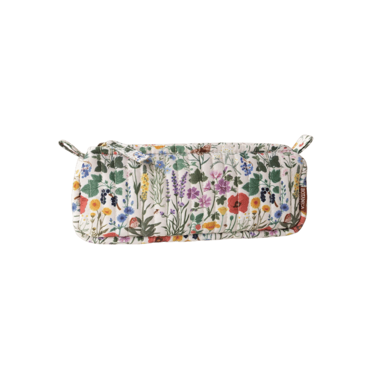 PETITE TROUSSE MATELASSÉE BOTANIQUE (DEUX MODÈLES)