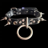 Image 1 of Phantasm sentinel claw spiked bondage collar