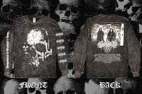 NYOGTHAEBLISZ "Progenitors.." mineral washed long sleeve t-shirt 