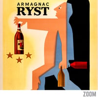 Image 3 of Armagnac Ryst Poster — French Art Deco Advertising Design