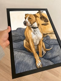 Loyal Soul – Custom Pet Portrait A3 Framed