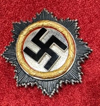 Image 2 of WW2 (Nazi Germany) German Cross in Gold - Deschler & Sohn