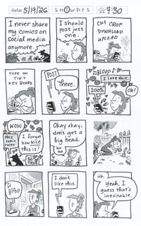 Image 1 of Daily Comic 5/19&20: Sharing Comics on Social Media (2 pages)