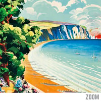 Image 3 of Vintage Swanage British Railways Travel Poster