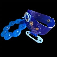 Image 3 of Translucent blue kawaii toy ring fashion choker