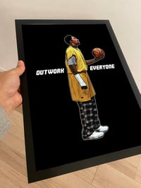 Image 1 of Outwork Everyone - A3 framed