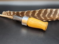 Image 1 of Osage Crow Call with Polished Metal Bands