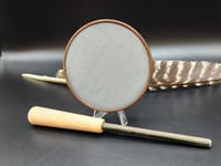Image 2 of Walnut Pot Call.  Grey Slate over Glass #756