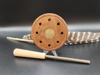 Image 1 of Walnut Pot Call.  Grey Slate over Glass #756