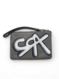 Image 2 of Cool Concrete Grey Zipper Wallet 