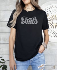 Image 2 of Faith Rhinestone Tee