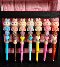 Image 1 of Labubu Heart beaded pens ✨