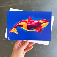 Image 1 of Whale Mural Study - Signed 6"x9" Prints