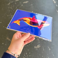 Image 3 of Whale Mural Study - Signed 6"x9" Prints