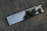 Image 1 of Hand engraved Calligraffiti rear view mirror