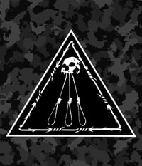 Revenge I.D.D Triangle / 5X5X5 Inch Sticker