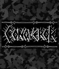 Conqueror / Logo / 6X3 Inch Sticker