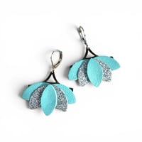 Image 2 of Boucles Aurore - Argent / Ice Mint