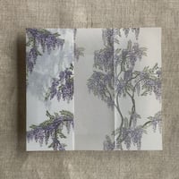 Image 4 of Wisteria floral printed vellum wraps + envelope liners PACK of 10