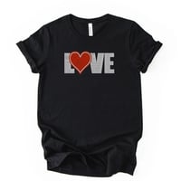 Image 1 of Love Heart Rhinestone Tee