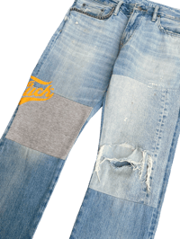 Image 4 of Hysteric Glamour Patchwork Pocket Denim - 33