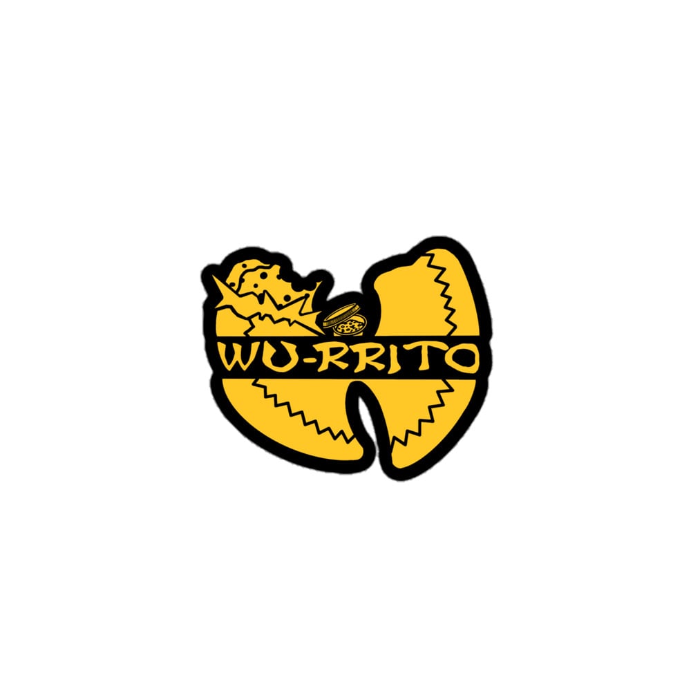 "WU-RRITO" stickers