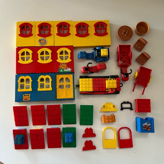 Image of LOT DECORS LEGO FABULAND