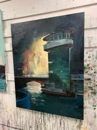 Image 4 of "Christianshavn – Malerdrømme og tankestreger – Kulturtårnet II" / 80x100 cm