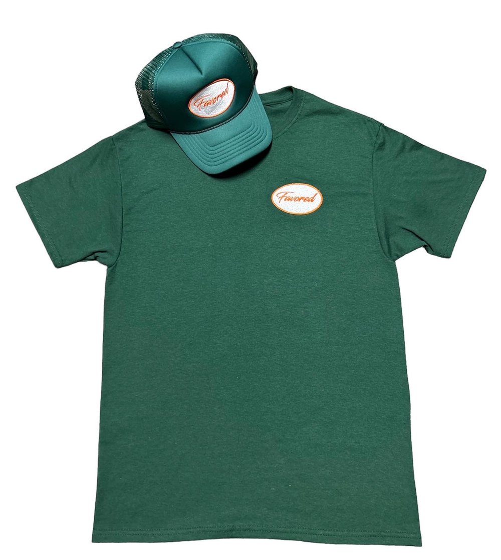 Image of FAVORED Green Tshirt 