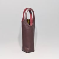 Image 2 of REMY WINE CARRIER - BURGUNDY