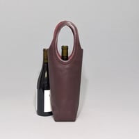 Image 4 of REMY WINE CARRIER - BURGUNDY