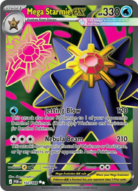 Mega Starmie ex - 102/088 - ME03: Perfect Order - Near Mint
