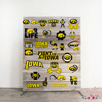 Image 7 of Iowa Hawkeyes Set Design SVG Files, Cricut, Studio, Digital Cut Files