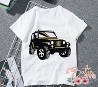 Image 3 of Jeep Side Off Road Design SVG Files, Cricut, Studio, Digital Cut Files 