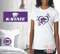 Image 6 of K-State Wildcats University Designs. SVG Files, Cricut, Studio, Digital Cut Files