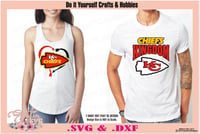 Image 2 of Kansas City Chiefs Set Design SVG Files, Cricut, Studio, Digital Cut Files
