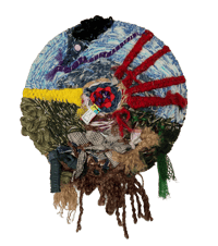 Raven Gets the Worm Circle Tapestry