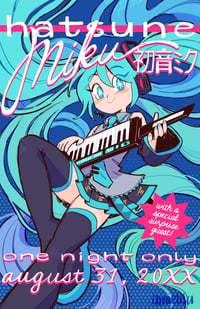 Image 1 of Miku Concert Print