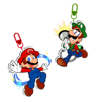Image 1 of Mario and Luigi Charms