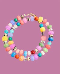 Image 2 of Mixed Gemstone Necklace Y2K inspired